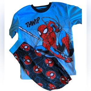 Marvel • Spider-Man • Kids • Pajama Set - Blue and Red • Shorts